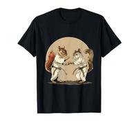MMA écureuil jiu-jitsu kickboxing taekwondo amoureux des écureuils T-Shirt