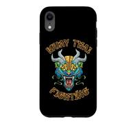 MMA Et Muay Thai Tiger Head : l'art du Combat Coque pour iPhone XR