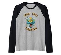 MMA Et Muay Thai Tiger Head : l'art du Combat Manche Raglan