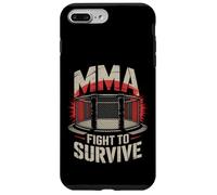 MMA Fight to Survive Cage vintage Coque pour iPhone 7 Plus/8 Plus