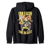 MMA Fighter Wild Animals Unleash The Beast Arts Martiaux Sweat à Capuche
