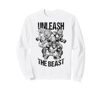 MMA Fighter Wild Animals Unleash The Beast Arts Martiaux Sweatshirt