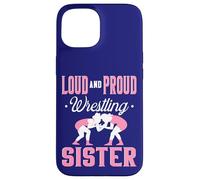 MMA Loud and Proud Wrestling Sister Frère et sœur Lutteur Coque pour iPhone 15