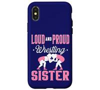 MMA Loud and Proud Wrestling Sister Frère et sœur Lutteur Coque pour iPhone X/XS