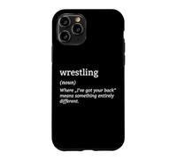 MMA Lutte Définition Drôle Sport Lutteurs Coque pour iPhone 11 Pro