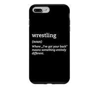 MMA Lutte Définition Drôle Sport Lutteurs Coque pour iPhone 7 Plus/8 Plus