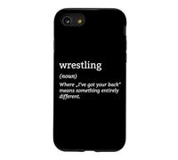 MMA Lutte Définition Drôle Sport Lutteurs Coque pour iPhone SE (2020) / 7/8