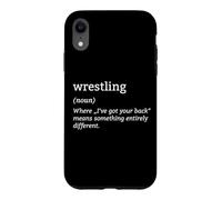 MMA Lutte Définition Drôle Sport Lutteurs Coque pour iPhone XR