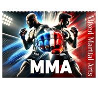 MMA - Mixed Martial Arts France (Calendrier mural 2026 DIN A2 vertical), CALVENDO calendrier mensuel: Les meilleurs moments du MMA - Force et technique en action