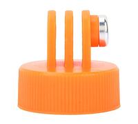 MMABEUTF Adaptateur de Bouteille de caméra, pour caméras d'action, Plastique environnemental Haute résistance, Montage sur Bouteilles Pet, poignée Flottante pour Xiaoyi (Orange)