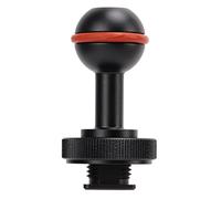 MMABEUTF Adaptateur de rotule sous-Marine, connecteur de Photographie de plongée, Support de Griffe pour Alliage d'aluminium, Bras Portable Compact avec revêtement anodisé pour