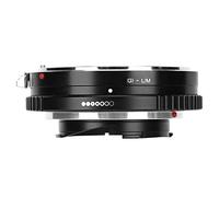 MMABEUTF Adaptateur d'objectif à Mise au Point Manuelle, pour Monture EF vers E, Alliage d'aluminium, contrôle d'ouverture, compatibilité Plein Format, Mise au Point Infini