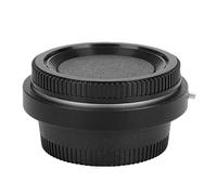 MMABEUTF Adaptateur d'objectif de caméra à Mise au Point Manuelle, pour EF à Micro Quatre Tiers MFT, Monture en Alliage d'aluminium, Mise au Point Infinie, priorité à l'ouverture,