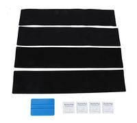 MMABEUTF Autocollants de fixation à forte adhérence, bande auto-agrippante de 3,9 pouces, pour affiches de plaque d'immatriculation de voiture