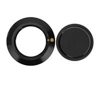 MMABEUTF Bague d'adaptation à Mise au Point Manuelle, pour Monture EF vers E, Alliage d'aluminium, galvanoplastie, Haute précision, Pas de Fuite de lumière, Conception Ergonomique