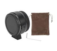 MMABEUTF Bague d'adaptation d'objectif, Interface de Montage en métal, Puce de données intégrée, Contacts électroniques, Paroi intérieure floquée, Compatible pour Appareil Photo