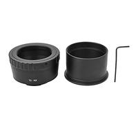MMABEUTF Bague d'adaptation T2-NX pour Appareil Photo sans Miroir à Monture NX, Adaptateur d'oculaire de télescope de 2 Pouces, métal de Haute qualité, réduit la réflexion,