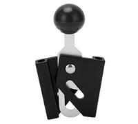 MMABEUTF Capuchon d'embouts de Poteau de Tente, Anti-Perforation, Capuchon supérieur de Tige d'auvent Rond, pour dé à Coudre de Support de Tente Unique, matériau Haute résistance, (Noir)