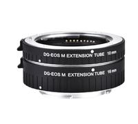 MMABEUTF Ensemble de Tubes d'extension Macro Automatique, pour la Photographie Macro, Tubes de 10 mm à 16 mm, Contacts électroniques, maintient la qualité Optique, Plans (DG-EOS M)
