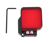 MMABEUTF Filtre de caméra sous-Marine pour HERO4 HERO3+, filtres de plongée Rouge Jaune, Correction des Couleurs, eaux Bleues Tropicales, Profondeur de 10 à 20 mètres, (Filtre Rouge)