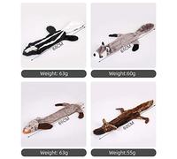 MMABEUTF Jouets à mâcher en Peluche pour Chiens de Petite, Moyenne et Grande Taille, Jouet interactif couinant pour Animaux de Compagnie, Lavable en Machine, Doux, Confortable, (Louve)