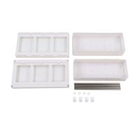 MMABEUTF Organisateur sous évier Coulissant, Double Couche, Organisateur sous évier, comptoir pour Salle de Bains, Cuisine, buanderie (Blanche)