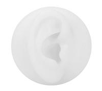 MMABEUTF Outil de pratique du modèle d'oreille en silicone pour l'acupuncture perçage de perçage (Oreille droite)