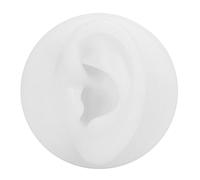 MMABEUTF Outil de pratique du modèle d'oreille en silicone pour l'acupuncture perçage de perçage (Oreille gauche)