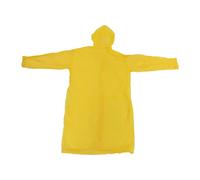 MMABEUTF pour adultes unisexes, imperméable portable, vêtements de pluie imperméables universels, avec capuche et manches, poncho de pluie réutilisable (Jaune)