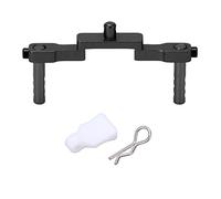 MMABEUTF pour axial SCX24 Mots-clés de base de recherche High Recherch, pour la colonne de coque avant RC usinée CNC, colonne de coque en alliage en aluminium professionnel, (Noir)