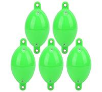 Mmabeutf pour la balle de flotteur de pêche, 5 pcs Taquer de contrôleur de surface en mer, flotteurs de bulles en mousse durable pour la pêche d'eau douce en eau salée (Vert)