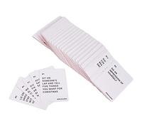 MMABEUTF Pour le défi, pour le jeu de cartes de fête de vacances, le jeu de cartes anglais, amusant amusant, pour les hommes et les femmes, avec des instructions de compétition