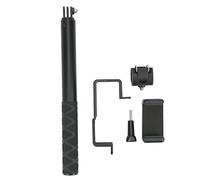 MMABEUTF pour Perche à Selfie Universelle, Extensible de 110 cm, poignée de téléphone réglable, Compatible avec trépied, Adaptateur Rotatif, matériau ABS, Conception Portable,