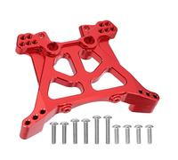 MMABEUTF pour Traxxas Slash 1/10 4x4, pour Huanqi 727, tour de choc arrière, support d'amortisseur en alliage en aluminium, pièce de mise à niveau, construction durable, (Rouge)