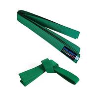 mmasport Ceinture Karaté Belt Judo Aikido Taekwondo Arts Martiaux en Coton (260 cm, Vert)