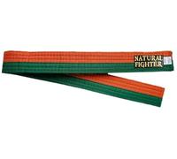 mmasport Ceinture Karaté Judo Aïkido Taekwondo pour Arts Martiaux en Coton Basic (Orange/Vert, 260.00)