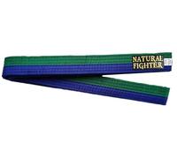 mmasport Ceinture Karaté Judo Aïkido Taekwondo pour Arts Martiaux en Coton Basic (Vert/Bleu, 280.00)