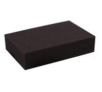 mmasport Polyuréthane mousse Bloc Caoutchouc Plume Feuille pour Rembourrage Coussins Canapés Chaises Jardin Protection Emballage Modélisme Mousse Mousse Mousse (Noir, 30 x 20 x 2,5 cm (1 Pièce))