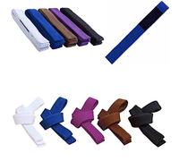 MMASPORT The Fight Evolution Ceinture BJJ Belt Jiu Jitsu Kimono - 100 % coton épaisseur 5 mm rembourrée en EVA (bleu, 280 cm)
