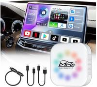 MMB WJAN-TV2.0 CarPlay Ai Box, adaptateur CarPlay Android Auto CarPlay en ligne YouTube/Netflix avec sortie HDMI, boîtier TV vidéo, adaptateur sans fil automatique Android 12.0 pour voiture OEM Apple