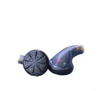 MMCX Pilote de moniteur intra-auriculaire Noir pour basses Boost Custom | Unité magnétique puissante, réponse basse fréquence profonde, immersive pour l'expérience des basses, style noir transparent
