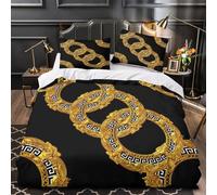 MMDASBVPE Cercles ornementaux Parure de Lit Microfibre Hypoallergique 3D Imprimée Douce Motifs bohèmes Housse de Couette Fermeture Éclair Respirante avec Taie d'oreiller for Femmes Double（200x200cm）