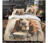 MMDASBVPE Danse de Ballerine Housse de Couette 3D Effet Microfibre résistante Ultra Douce Scène Cosmique Fantastique Parure de Lit Fermeture Éclair Confortable Léger for Garçon King（220x240cm）