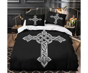 MMDASBVPE Pile d'argent Housse de Couette 3D Effet Microfibre Hypoallergique Ultra Douce Concept monétaire Parure de Lit Fermeture Éclair Douce Respirante for Filles Ado Super King（260x220cm）