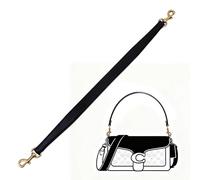 MMDOCO Bandoulière en cuir, la bandoulière de rechange idéale pour un sac à bandoulière, accessoire de bandoulière, convient pour Tabby26 (longueur : 51 cm, largeur : 2,4 cm, noir)