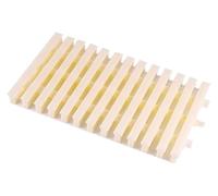 MMDXDLX Grille de Débordement de Piscine Grille de Drainage à Trois interfaces, Rotation à 360°, for caniveaux Routiers, Drainage for clôtures et allées(25x 100cm,4 Pieces)