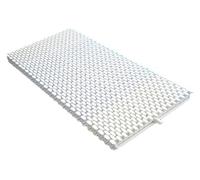 MMDXDLX Grille de Débordement de Piscine Grille de Drainage en Plastique ABS, Grille de Drainage épissée for allées, patios, terrasses de Piscine(20x 100cm,6 Pieces)