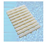 MMDXDLX Grille de Débordement de Piscine Grille de trop-Plein de Drainage, Grille d'activité à Texture Losange, for allées, patios et terrasses(30x 100cm,8 Pieces)