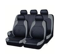 MMDXDLX Housse de Siege Voiture pour Citroën Nemo (2008-2017), Imperméable Ensemble Complet, Coussin Compatible Airbag pour Protection Sellerie,Grey