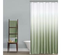 Mme Naturall Sage Green Boho Shower rideaux de douche pour salle de bain ombre etanche de baignoire decor de bain texture en tissu de douche de d
